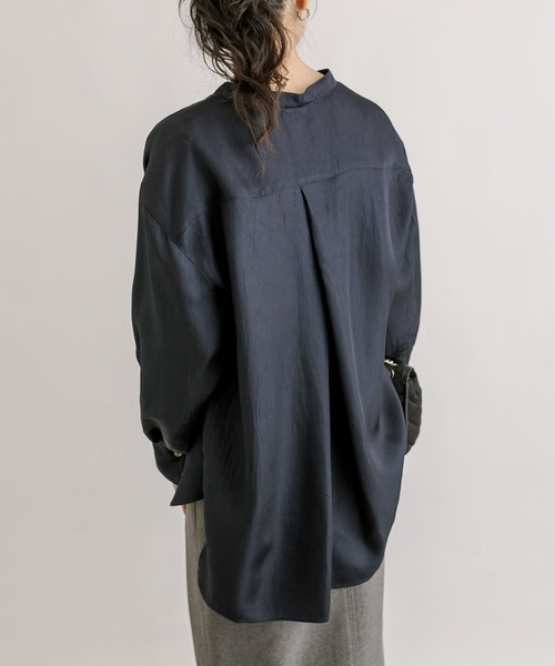 「RIVE DROITE」 長袖ブラウス FREE ネイビー レディース_画像7