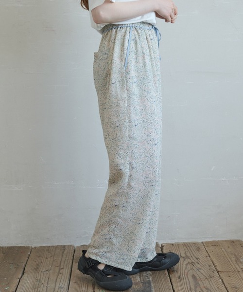 「Crisp」 イージーパンツ FREE ブルー レディース_画像6