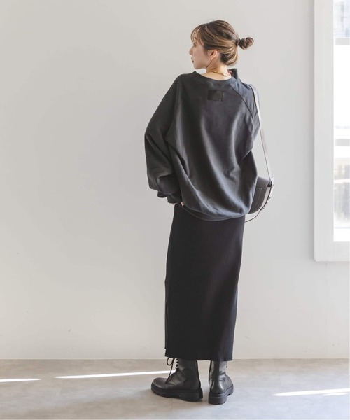 コグザビッグスモーク　パフスリーブスウェット　チャコールグレー　フリー COGTHEBIGSMOKE（コグ ザ ビッグスモーク） スウェットカットソー FREE