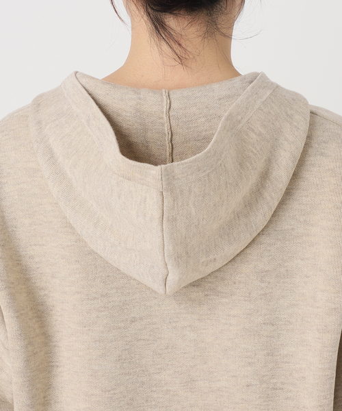NOBLE（ノーブル） ニット セーター 「追加」接結タック編みフードプル