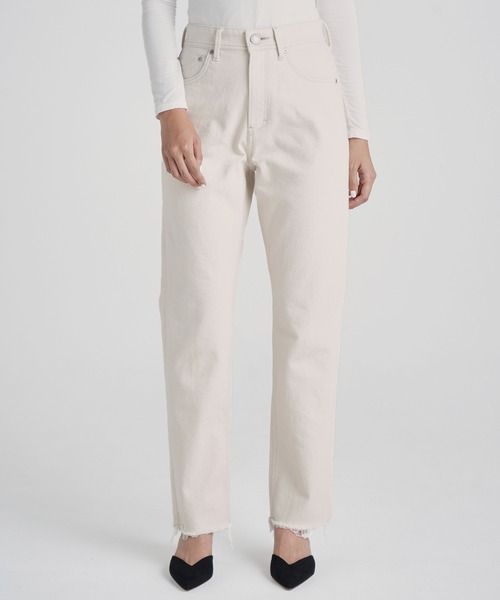 YANUK（ヤヌーク） デニムパンツ 24inch ホワイト レディース