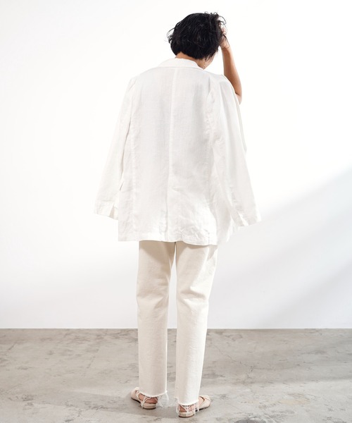 YANUK（ヤヌーク） デニムパンツ 24inch ホワイト レディース