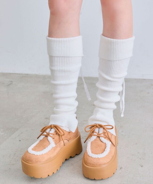 「OLIVE des OLIVE」 シューズ LARGE キャメル レディース_画像7