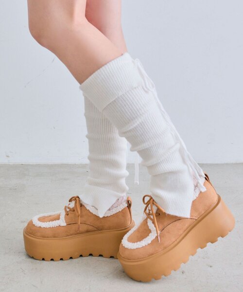 「OLIVE des OLIVE」 シューズ LARGE キャメル レディース_画像8