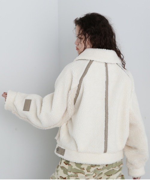 AVIREX（アヴィレックス） ブルゾン F ピンク レディース : ZOZOTOWN