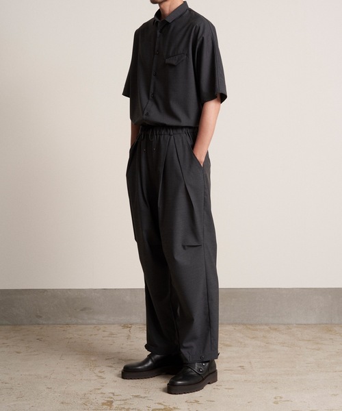 「TROVE」 スラックス 2 チャコール メンズ_画像2