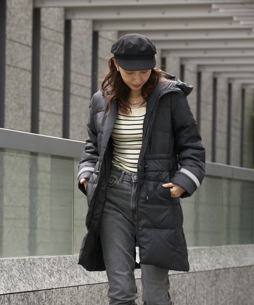 FILA GOLF 「FILA GOLF」 ダウンコート - ブラック レディース