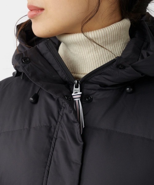 FILA GOLF 「FILA GOLF」 ダウンコート - ブラック レディース