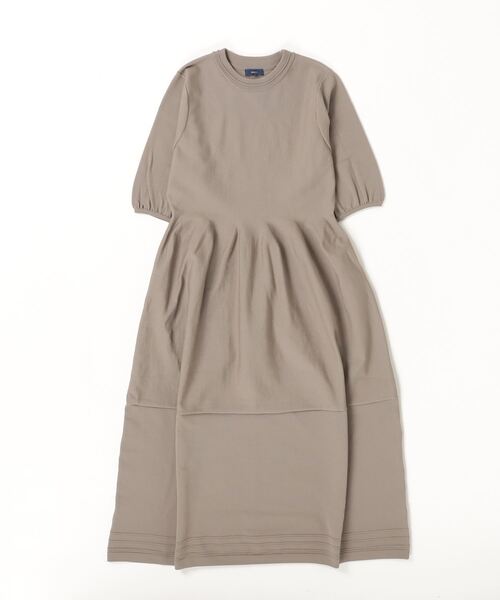 「SHIPS」 半袖ワンピース MEDIUM ベージュ レディースの画像