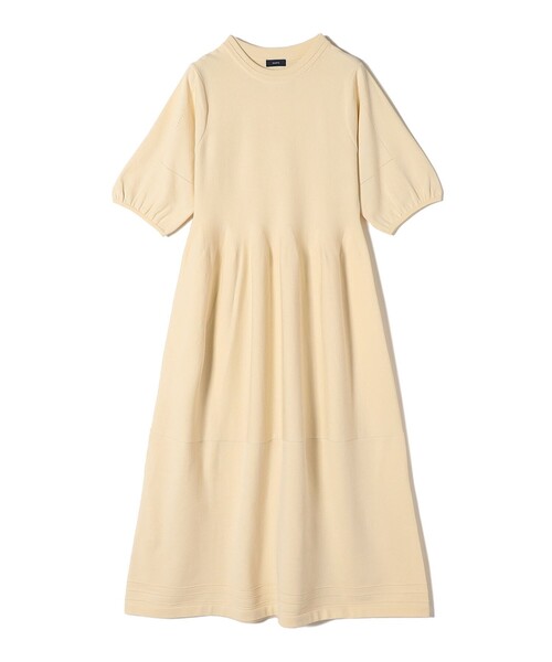 「SHIPS」 半袖ワンピース MEDIUM ベージュ レディースの画像