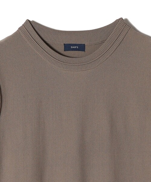 「SHIPS」 半袖ワンピース MEDIUM ベージュ レディースの画像