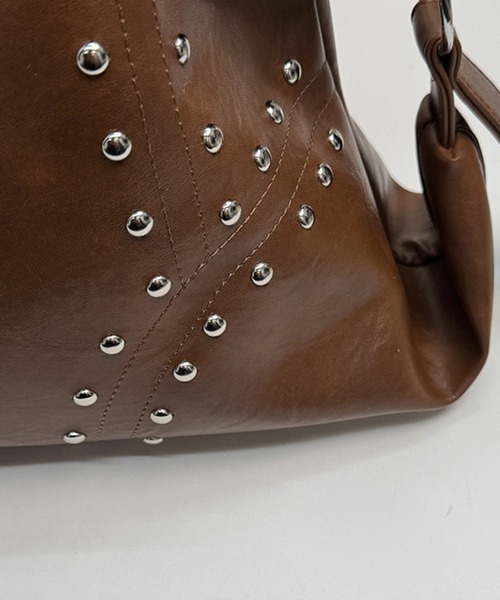 WEGO（ウィゴー） ショルダーバッグ バッグ Y2Kフェイクレザースタッズ