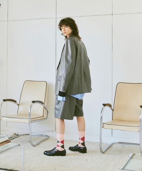 「soerte」 テーラードジャケット 2 アイボリー メンズ_画像8