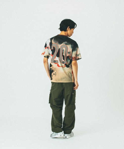 bal×UMBRO タイダイ柄 長袖Tシャツ bal（バル） tシャツ BAL/UMBRO SOCCER JERSEY 2146 メンズ レディース