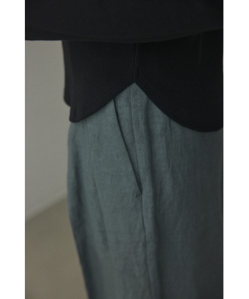 「BLACK BY MOUSSY」 長袖カットソー FREE ネイビー レディース_画像6