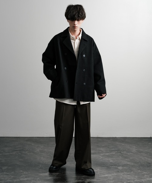 「Rocky Monroe」 ピーコート X-LARGE ネイビー メンズ_画像5