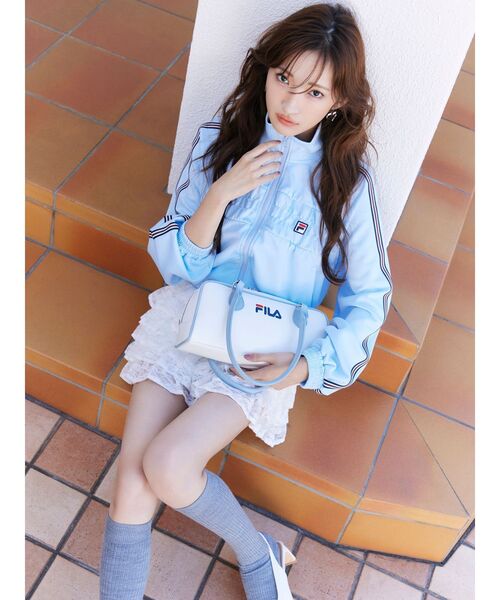 【FILA】シャーリングポイントジャージタグ付き FILA（フィラ） コート アウター 「FILA」シャーリングポイント