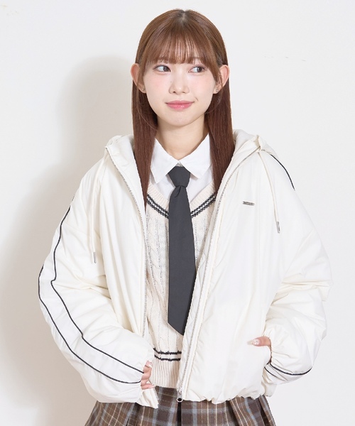 「LOVETOXIC」 「KIDS」ブルゾン - ライトグレー キッズ_画像4