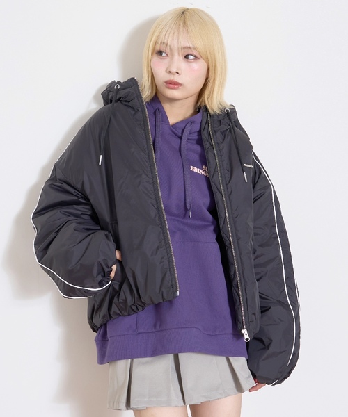 「LOVETOXIC」 「KIDS」ブルゾン - ライトグレー キッズ_画像5
