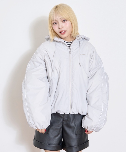 「LOVETOXIC」 「KIDS」ブルゾン - ライトグレー キッズ_画像6