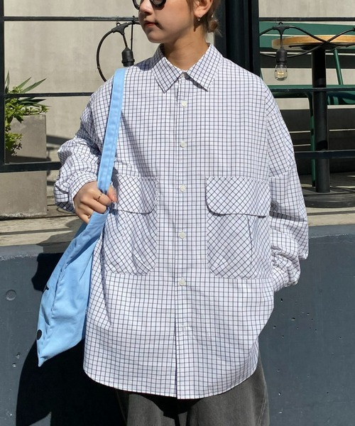 「CIAOPANIC TYPY」 長袖シャツ MEDIUM ネイビー メンズ_画像2