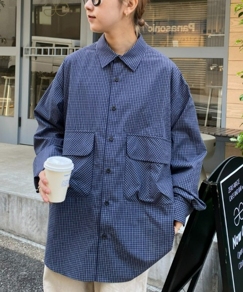 「CIAOPANIC TYPY」 長袖シャツ MEDIUM ネイビー メンズ_画像7