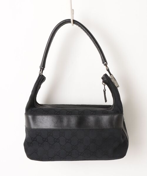 「GUCCI」 GG柄 ハンドバッグ - ブラック レディースの画像