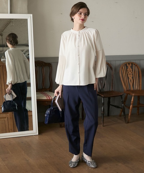 「BONLECILL noir」 長袖ブラウス FREE アイボリー レディース_画像8