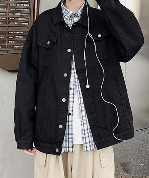 KELVIN デニムジャケット gジャン Basic Oversized Denim Jacket