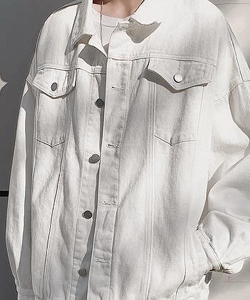 KELVIN デニムジャケット gジャン Basic Oversized Denim Jacket