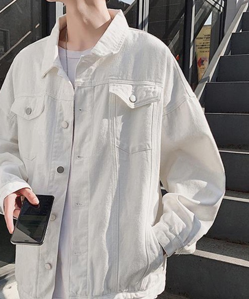 KELVIN デニムジャケット gジャン Basic Oversized Denim Jacket