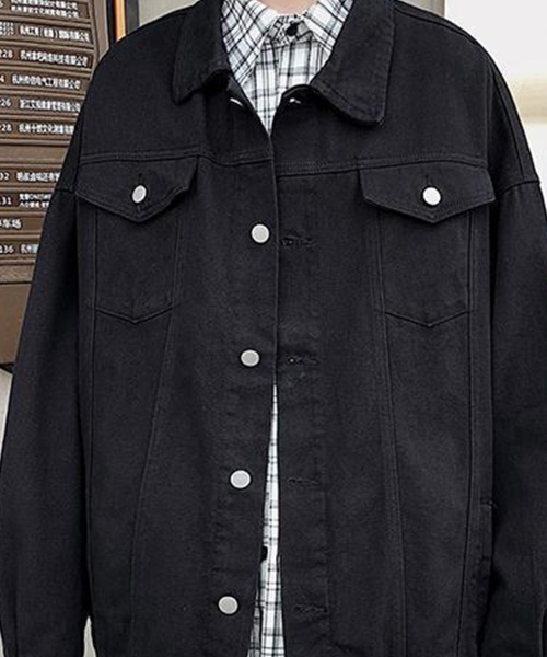 KELVIN デニムジャケット gジャン Basic Oversized Denim Jacket