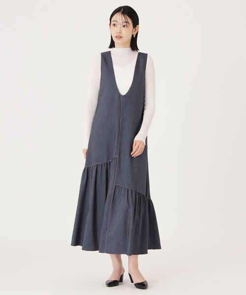 「CAST:」 長袖ニット M レッド レディース_画像7