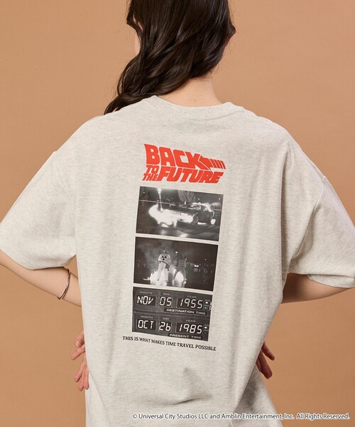 13日まで【SKIN/スキン】 BACK PRINT Tシャツ FREAK'S STORE（フリークスストア） tシャツ 限定展開 「BACK TO THE