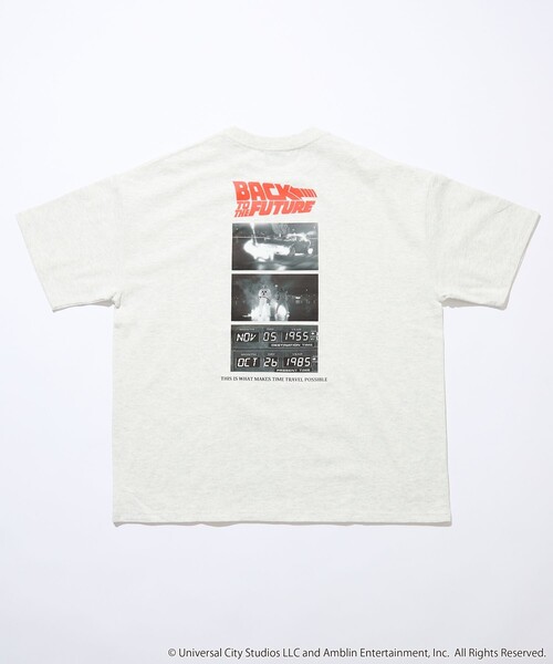 13日まで【SKIN/スキン】 BACK PRINT Tシャツ セール】限定展開 【BACK TO THE FUTURE】別注 ビッグシルエット