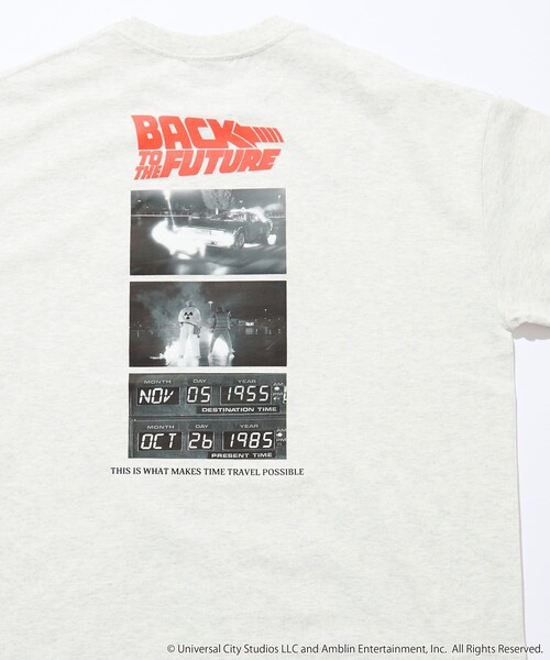 13日まで【SKIN/スキン】 BACK PRINT Tシャツ FREAK'S STORE（フリークスストア） tシャツ 限定展開 「BACK TO THE