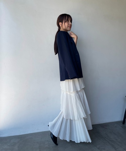 「SNIDEL」 フリルスカート 0 ブラック レディース_画像8