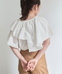 「titivate」 半袖ブラウス M オフホ...の詳細画像4