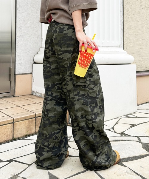 「sedacle」 カーゴパンツ SMALL ライトカーキ メンズ_画像4