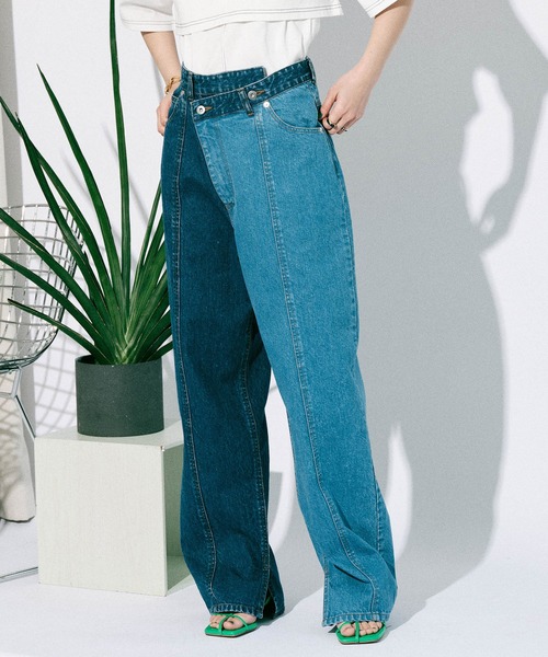 「MAISON SPECIAL」 デニムパンツ 38 ブラック レディース_7