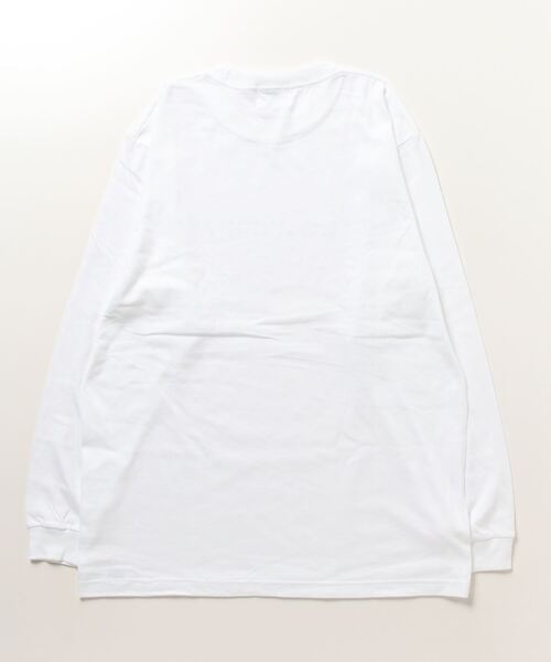 「DOUBLE STEAL」 長袖Tシャツ - ライトブラウン メンズ_画像2
