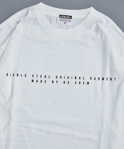 「DOUBLE STEAL」 長袖Tシャツ - ライトブラウン メンズ_画像5