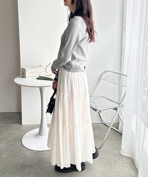 「U.S. POLO ASSN.」 長袖カットソー X-LARGE グレー レディース_画像2