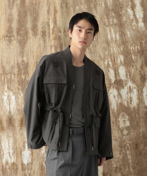 LANCEL モッズコート ジャケット ミリタリー L 裏地渋柄 日本製 希少 MILITARY（ミリタリー） ミリタリージャケット モッズコート