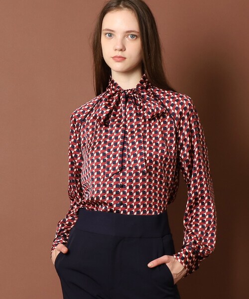 「DRESSTERIOR」 長袖ブラウス 34 グリーン レディース