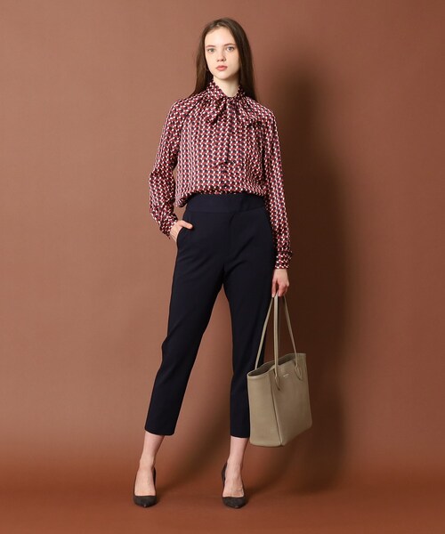 「DRESSTERIOR」 長袖ブラウス 34 グリーン レディース
