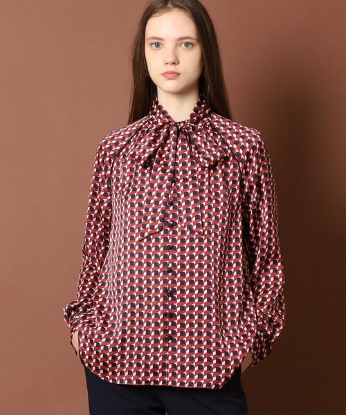 「DRESSTERIOR」 長袖ブラウス 34 グリーン レディース