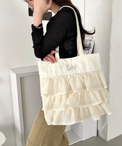 Lee（リー） トートバッグ Lee/メッシュフリル BIG トートバッグ/軽量