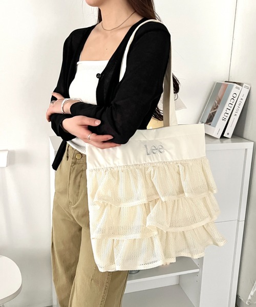 Lee（リー） トートバッグ Lee/メッシュフリル BIG トートバッグ/軽量