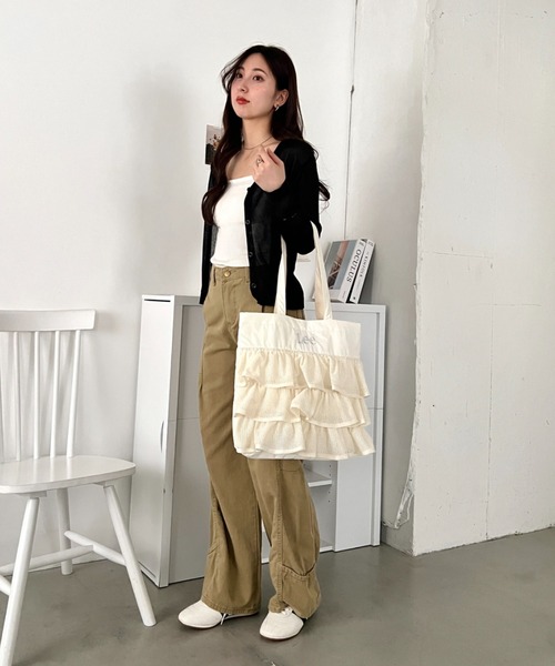 Lee（リー） トートバッグ Lee/メッシュフリル BIG トートバッグ/軽量